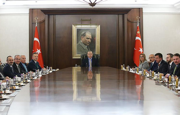Cumhurbaşkanı Erdoğan TİM heyetini kabul etti