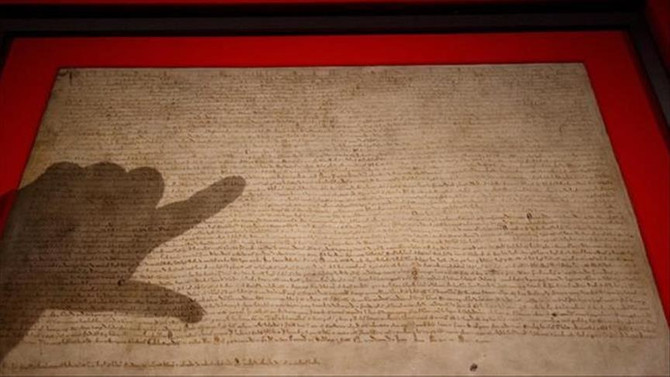 Magna Carta'yı çalmaya çalıştı