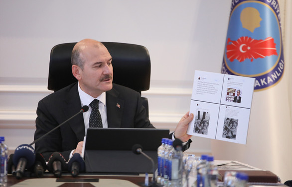 Soylu: Helikopter tipi yüzünden bölgeye inemedi