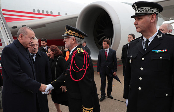 Cumhurbaşkanı Erdoğan Fransa'da