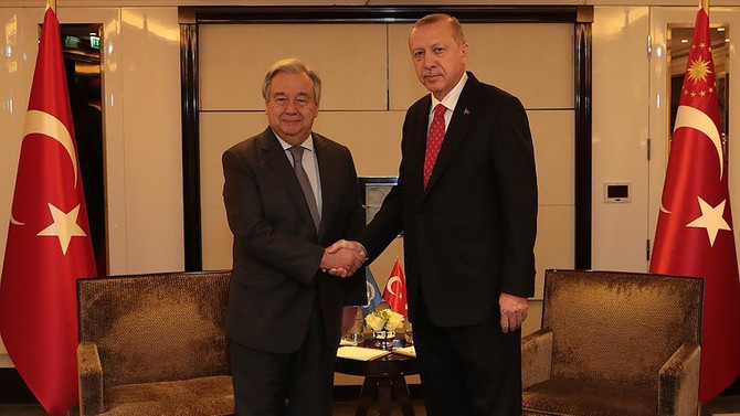 Erdoğan, BM Genel Sekreteri Guterres ile görüştü