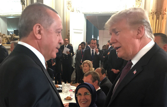 Cumhurbaşkanı Erdoğan, Trump ile görüştü