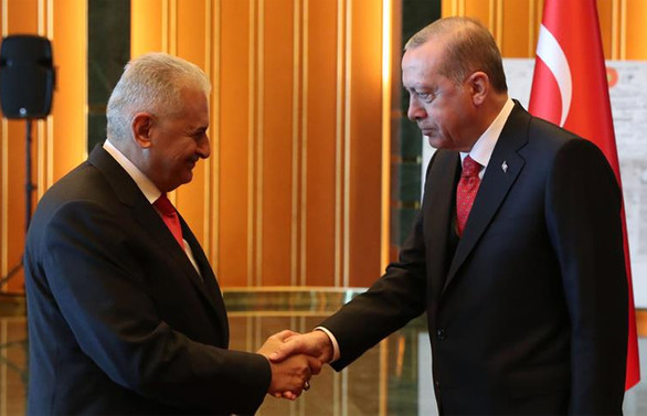 Erdoğan ile Yıldırım bir araya geldi