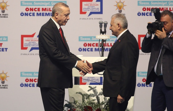 AK Parti'nin İstanbul Büyükşehir adayı Binali Yıldırım oldu