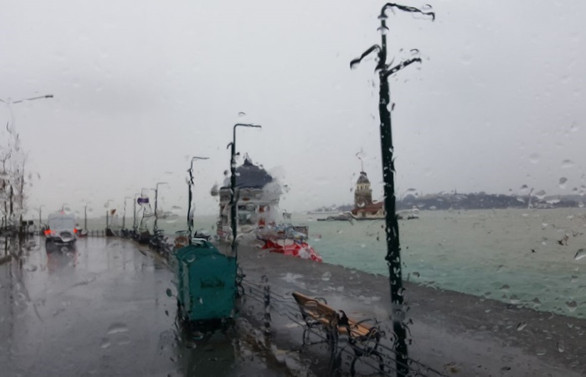 İstanbul'da kuvvetli yağış
