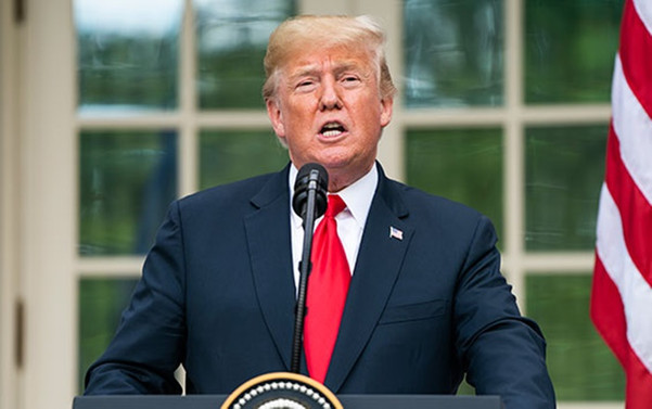 Trump sloganları var; Fransa'yı seviyorum