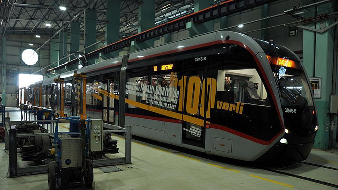 Yerli ve milli tramvaydan 127 milyonluk tasarruf