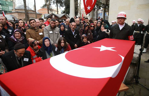 Şehit asker Kocaeli'de son yolculuğuna uğurlandı