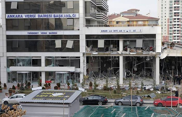 Vergi dairesindeki patlamada 7 tutuklama