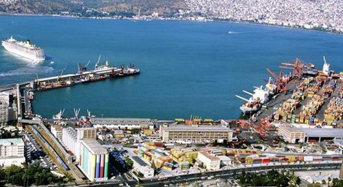 İzmir limanlarından konteyner yükü rekoru