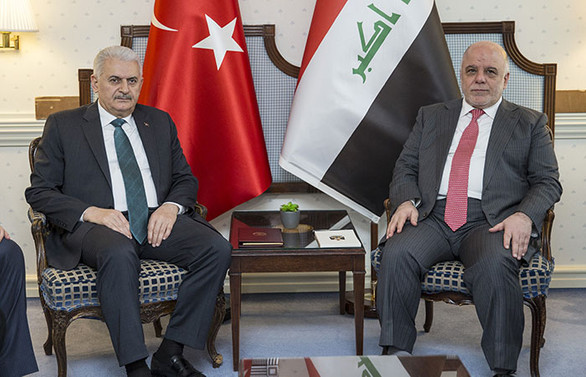 Başbakan Yıldırım, İbadi ile görüştü