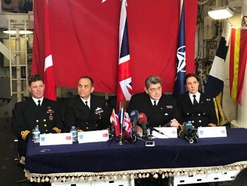 NATO gemileri Sarayburnu'nda demirledi