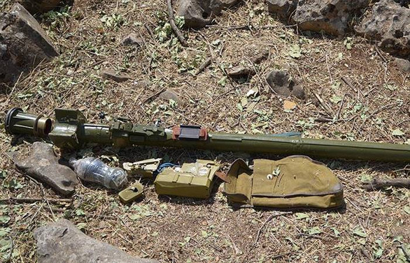 Afrin'de hava savunma füzesi ele geçirildi