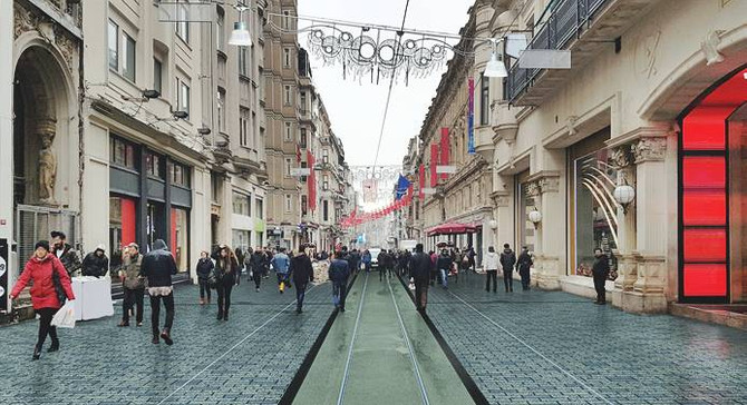 İstiklal Caddesi ağaçlandırılıyor