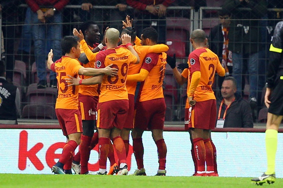 Galatasaray'dan bol gollü galibiyet