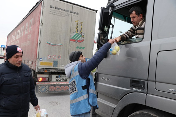 TIR kuyruğu 22 kilometreye ulaştı