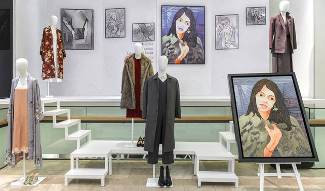 Kürk Mantolu Madonna'nın kostümleri sergileniyor