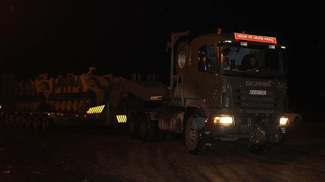 TSK konvoyu, yeni gözlem noktası için İdlib’e intikal etti