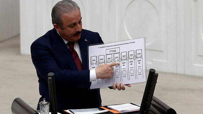 Şentop'tan oy pusulası açıklaması