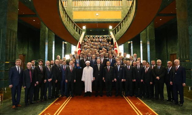 Erdoğan, il müftüleriyle bir araya geldi