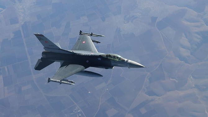 Irak'ın kuzeyindeki 8 hedef imha edildi