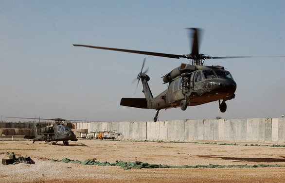 Irak'ta ABD helikopteri düştü