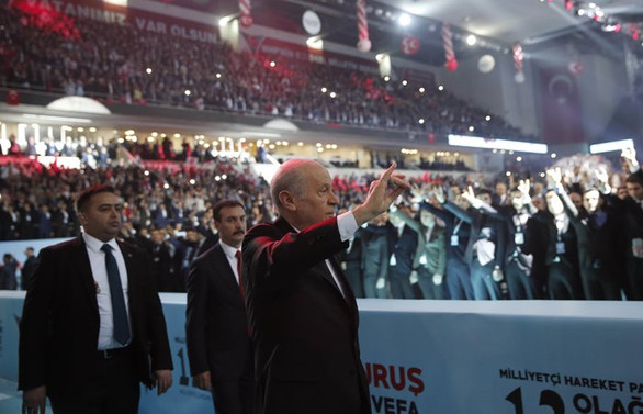 Bahçeli yeniden MHP genel başkanı seçildi