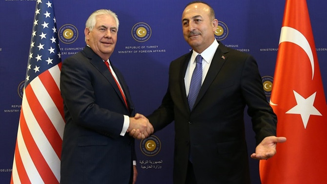 Dışişleri Bakanı Çavuşoğlu, Tillerson ile görüştü