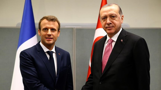 Cumhurbaşkanı Erdoğan, Macron ile görüştü
