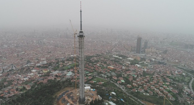 Tamamlandığında Eyfel'den yüksek olacak