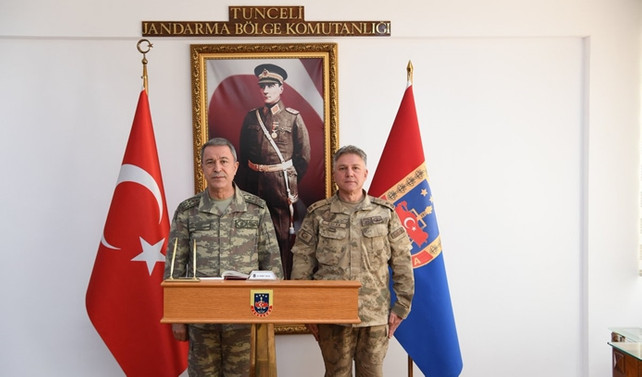 Genelkurmay Başkanı Akar Tunceli'de