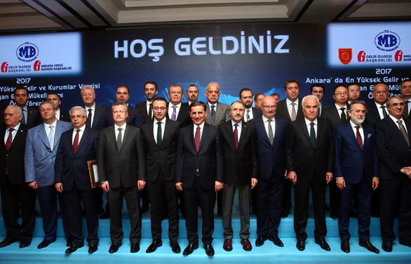 Ankara'nın vergi rekortmenleri belli oldu
