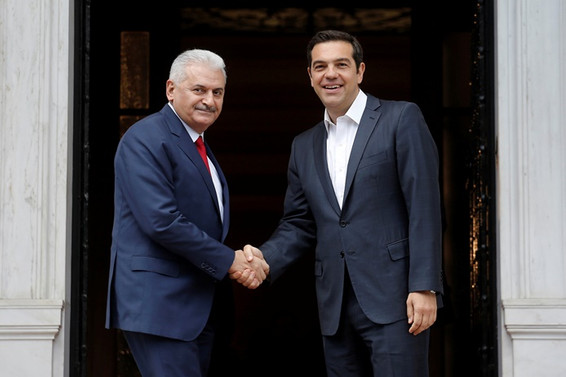 Başbakan Yıldırım, Çipras ile görüştü