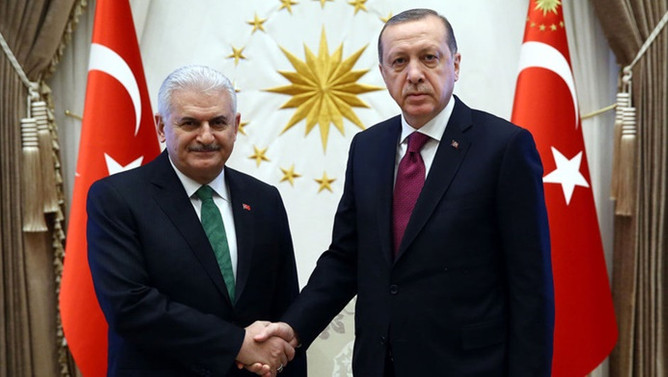 Cumhurbaşkanı Erdoğan, Yıldırım ile görüştü