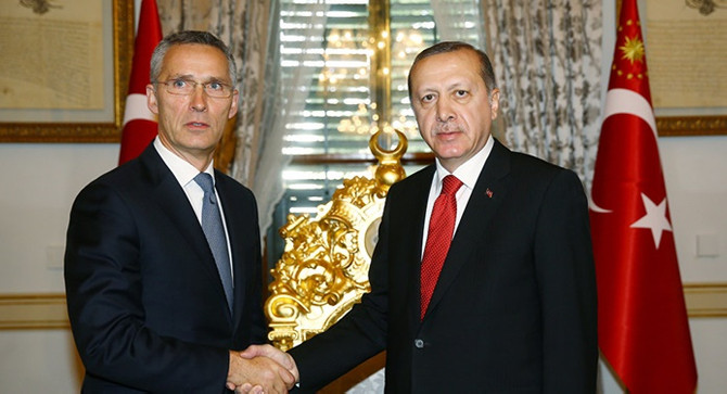 Cumhurbaşkanı Erdoğan, Stoltenberg ile görüştü