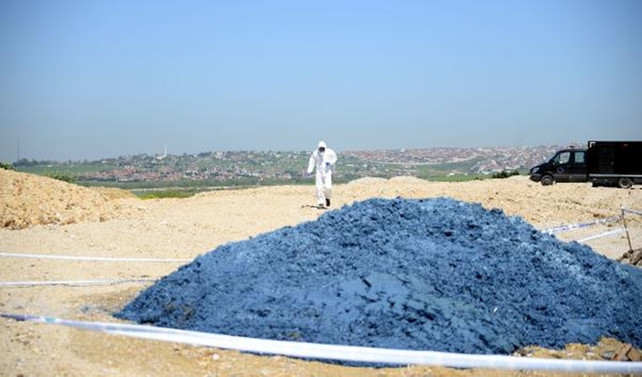 Büyükçekmece'de kimyasal atık alarmı