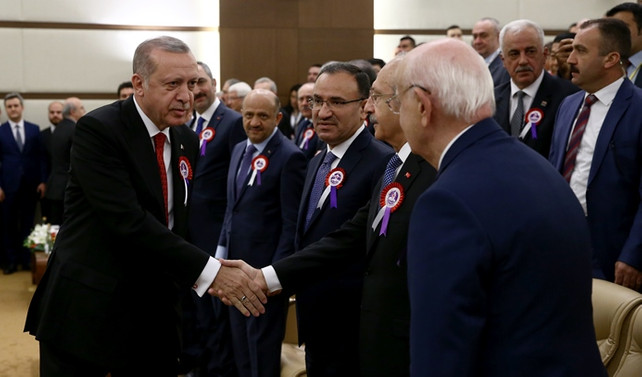 Meclis'teki gerginlik sonrası ilk buluşma