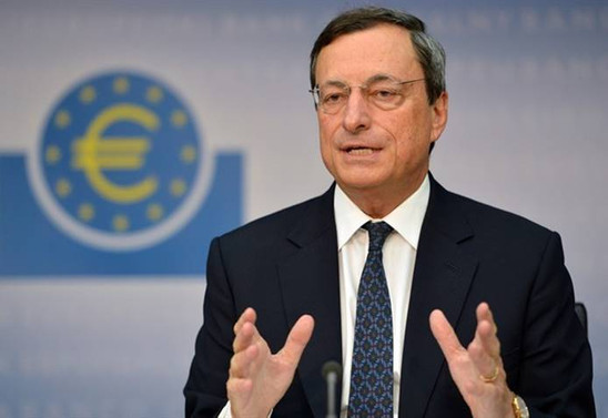 Draghi: Ekonomik büyüme ılımlı seyrediyor