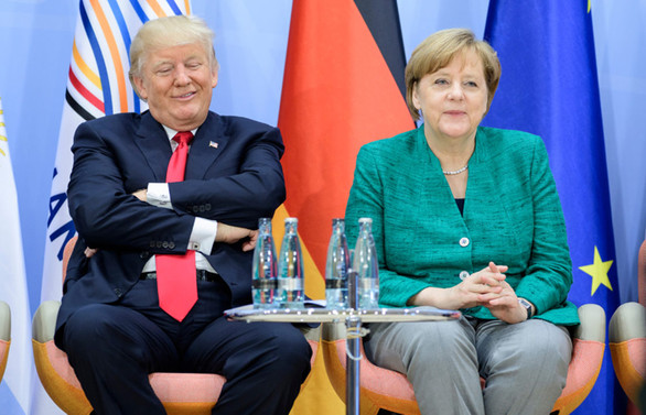 Beyaz Saray'da Merkel-Trump zirvesi