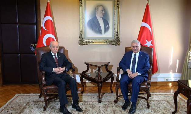 Başbakan, Bahçeli'yi ziyaret etti