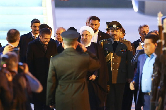 İran Cumhurbaşkanı Ruhani Türkiye'de