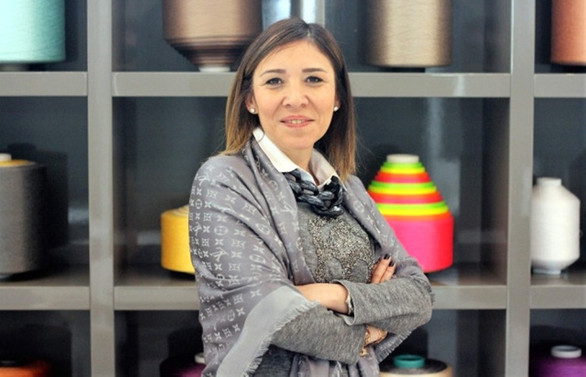 Tekstile kadın başkan