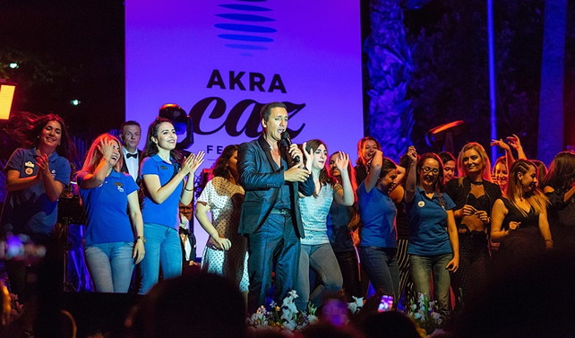 Antalya, Akra Caz Festivali'nde Dany Brillant ile eğlendi