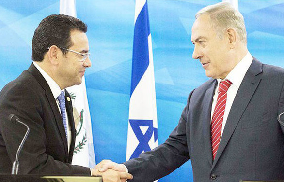 Guatemala da büyükelçiliğini Kudüs'e taşıdı