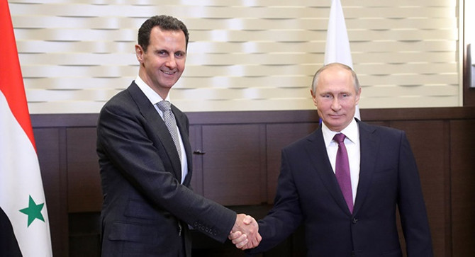 Putin, Esad ile görüştü