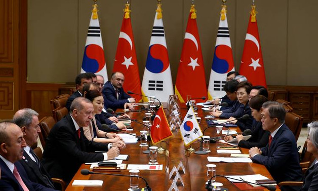 Cumhurbaşkanı Erdoğan Güney Kore'de