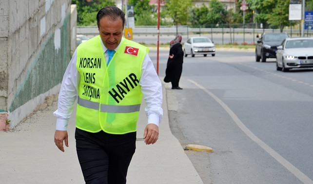 'Korsan lens'e karşı Ankara'ya yürüyüş başlatıldı