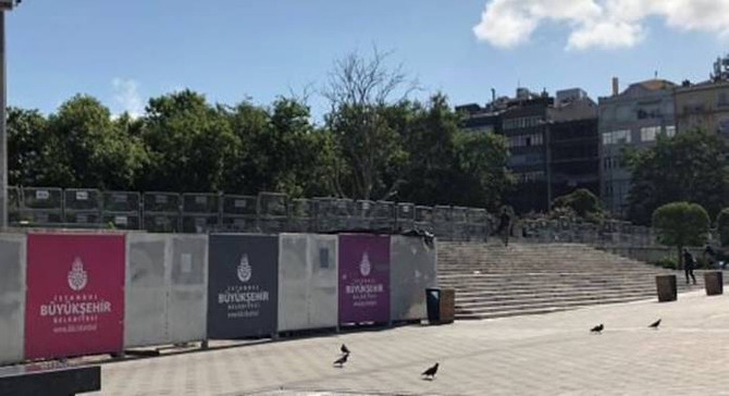 Taksim'de 'Gezi' önlemi: Bazı yollar kapatıldı