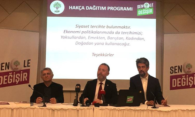 HDP ekonomi bildirgesini açıkladı