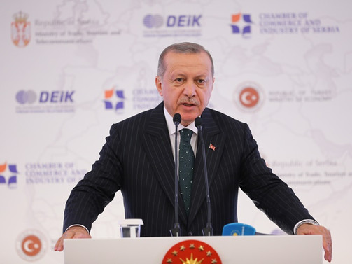 Erdoğan: Ticaret hacmimizi 3 milyar dolar seviyesine taşımayı hedefliyoruz